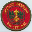 Webelos
		Overnight 1979